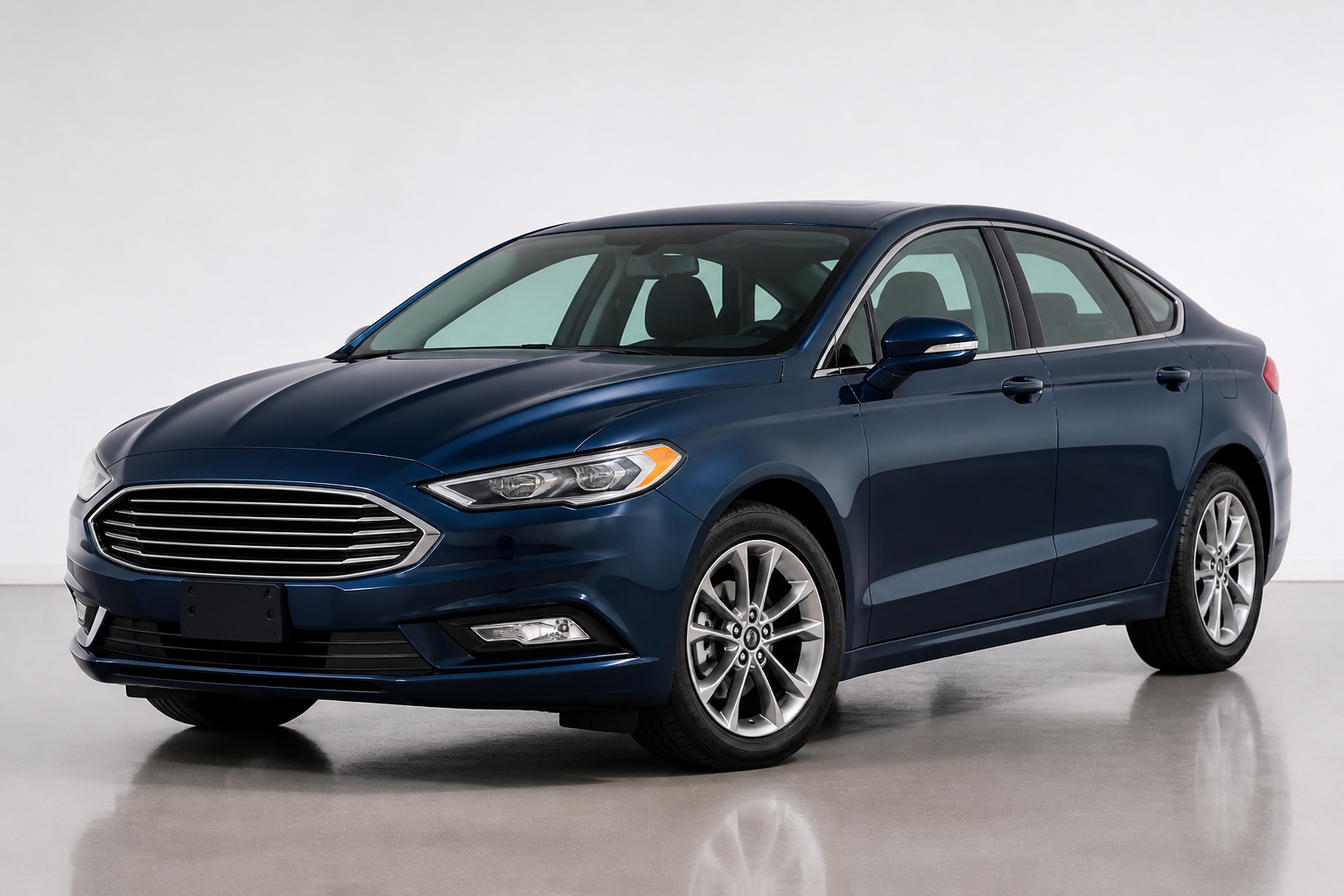 Midsize sedan representing Ford Fusion P1000 questions